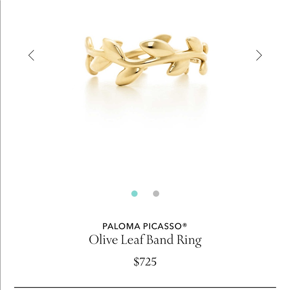 Tiffany & Co olive branch ring